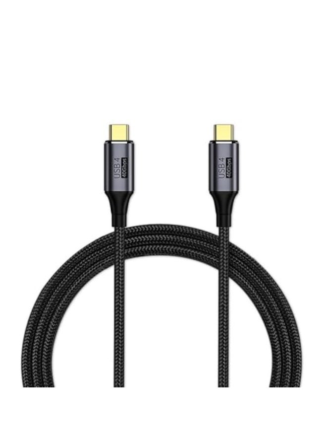 كابل USB4 فائق السرعة – نقل بيانات بسرعة 40 جيجابايت وشحن جبار بقدرة 100 واط - Image 1